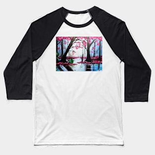 Reflective Lake Baseball T-Shirt